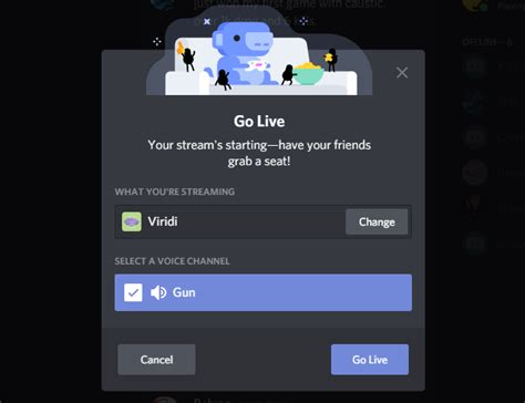 discord chanel go live|how to change Discord live.